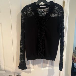 Anne Fontaine Black button down cardigan EU 42